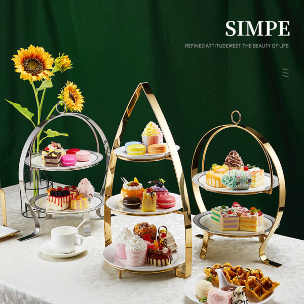 European stainless steel dessert rack - Image 2