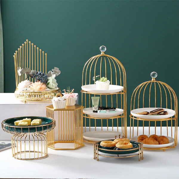 Creative Birdcage Dessert Stand - Image 4