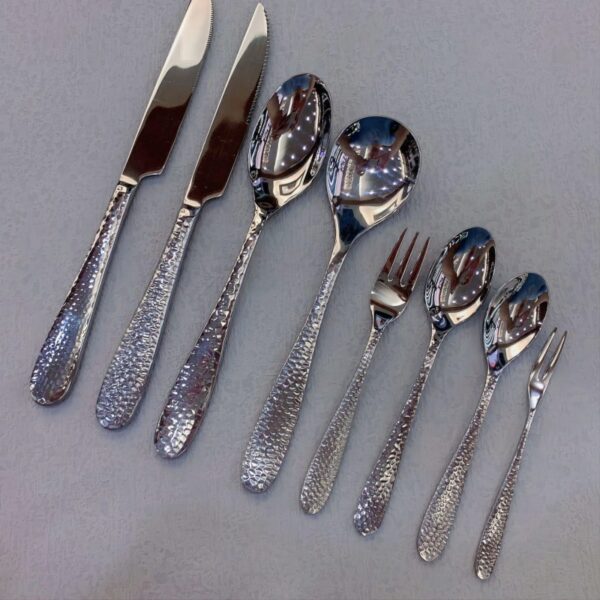 Hammer point 304 stainless steel cutlery set