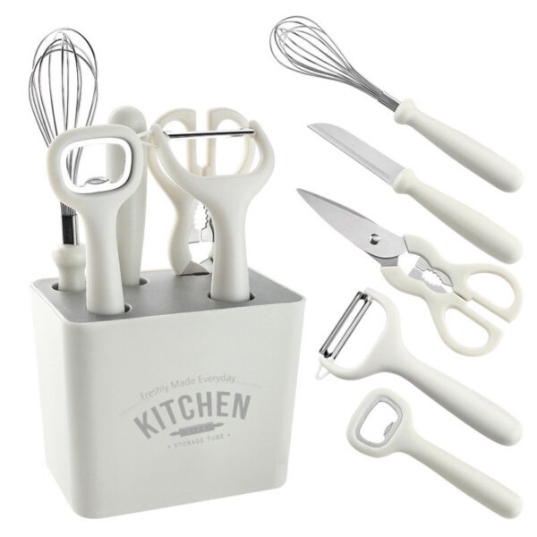 Kitchen gadget set 6-piece combo set with storage stand