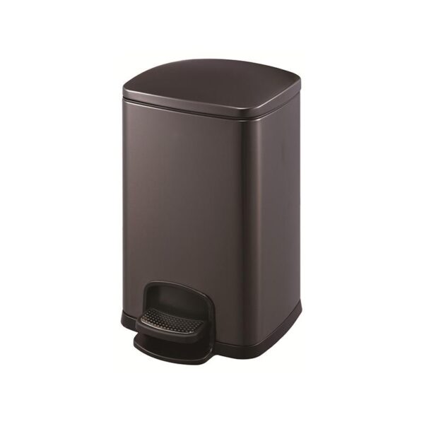 5L Stainless steel pedal trash can dust bin - Image 2