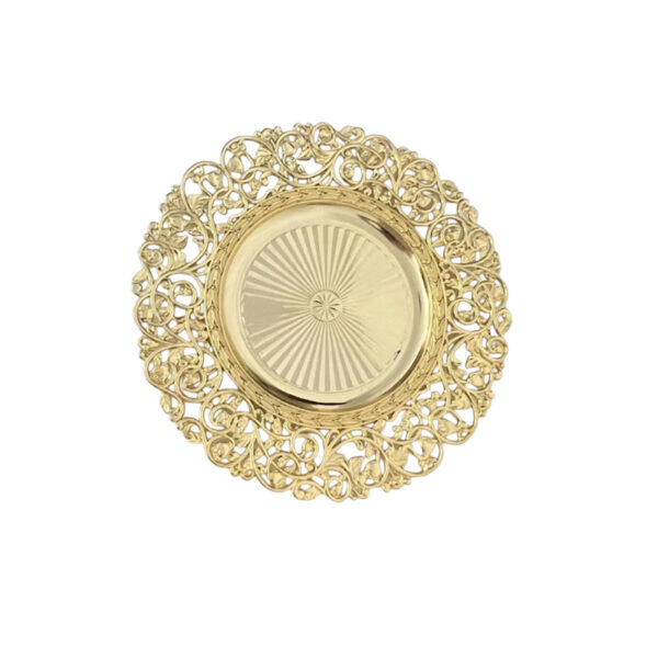 Gold charger plate Wedding decor