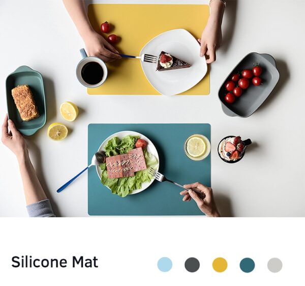Silicone placemats non-slip heat-resistant table mats - Image 4