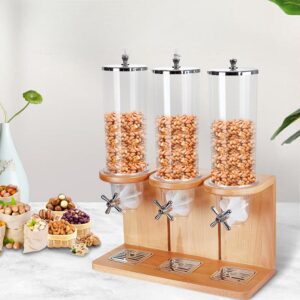 High-grade wooden cereal dispenser for hotel buffet