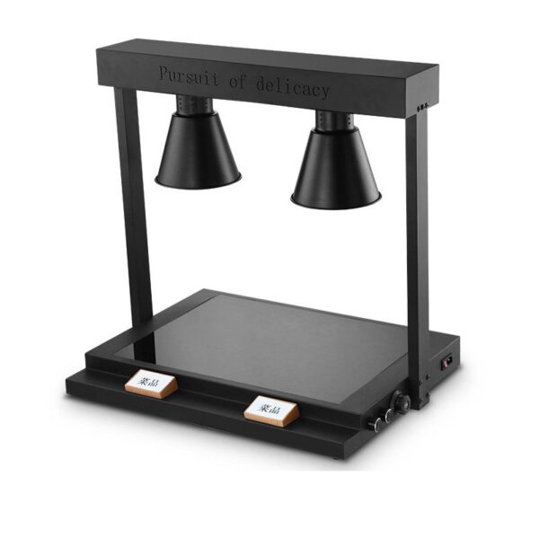 Luxury black crystal buffet heat lamp - Image 2
