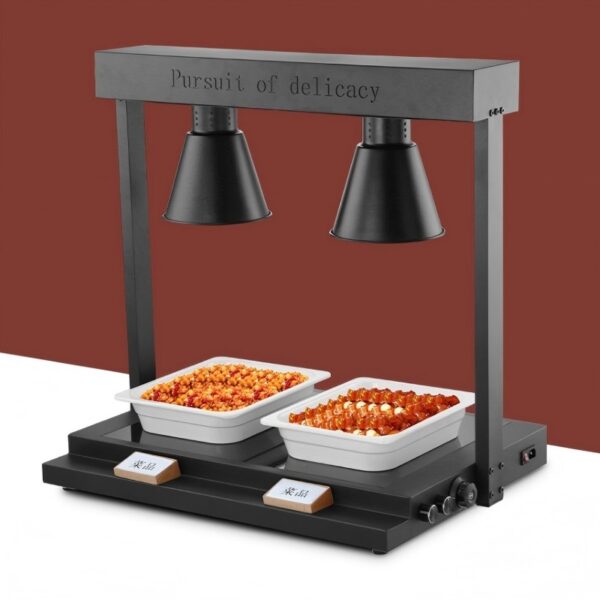 Luxury black crystal buffet heat lamp
