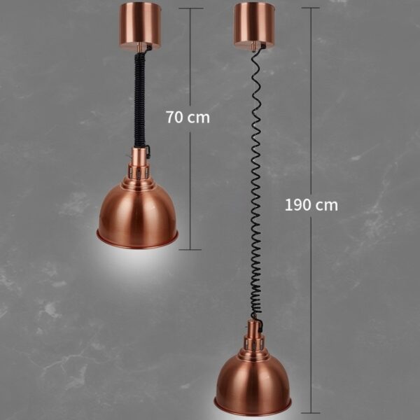 Telescopic heating lamp buffet food heating lamp single head - Image 2