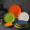 KJ004 Plate Colorful ceramic plates