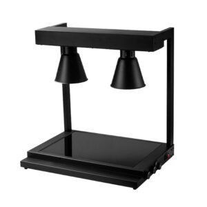 KJ009 black heating lamp stand Commercial Buffet Food Warmer Heat Lamp Station for Hotels and Catering