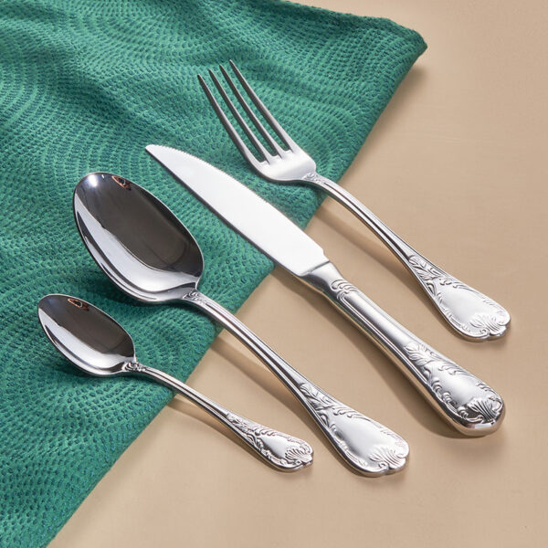 KS003cutlery1 Embossment cutlery 304 stainless steel