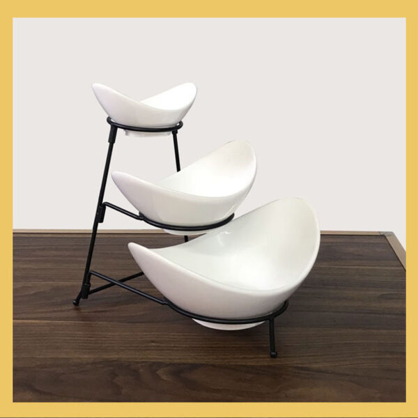 Three-Tier Fruit Platte display