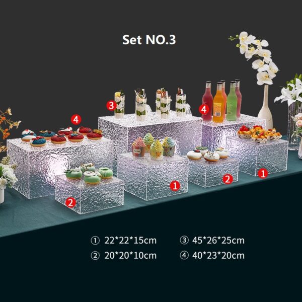O1CN01RQInvF2A8sJl6JMVV_!!2200647698159-0-cib Water ripple acrylic dessert display stand