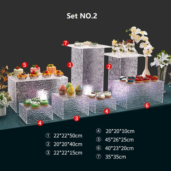 O1CN01dsN1al2A8sJf3tIPD_!!2200647698159-0-cib Water ripple acrylic dessert display stand