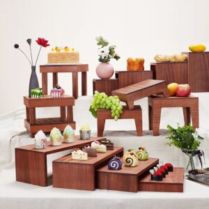 Wood Dessert display Stand Set