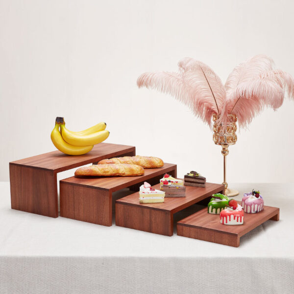 Wood Dessert display Stand Set