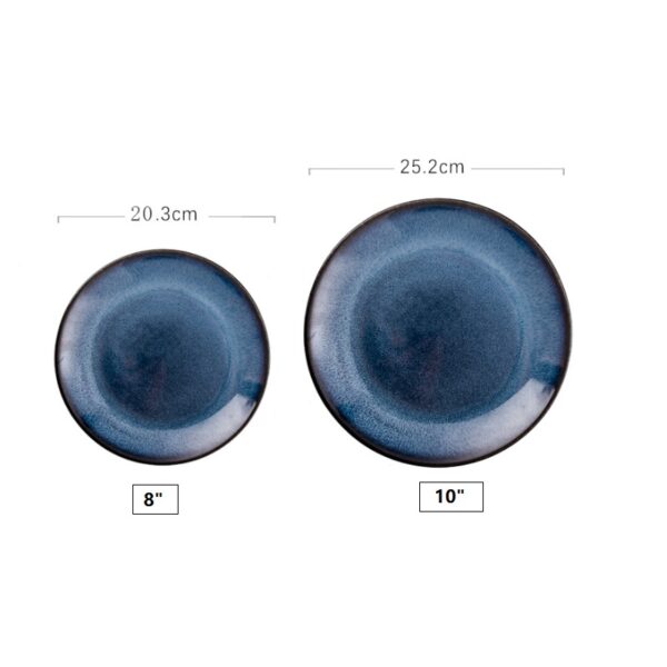 Blue Kiln-Varied "Starry Sky" Plates