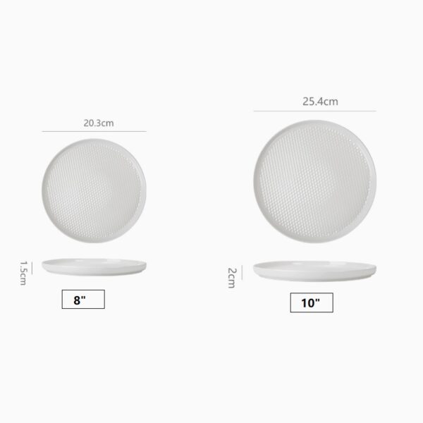 Modern Minimalist Honeycomb Flat Plate