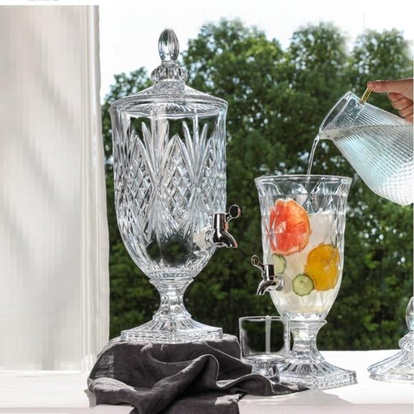 KK030 glss juice dispenser (3) Glass Cold Water Dispenser