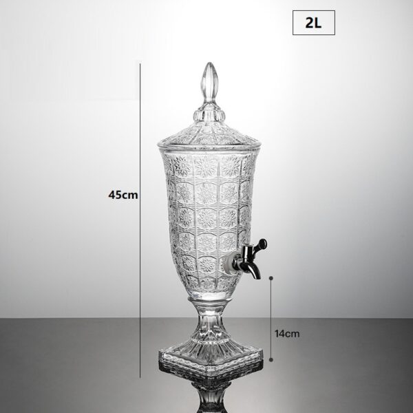 KK030 glss juice dispenser (4) Glass Cold Water Dispenser