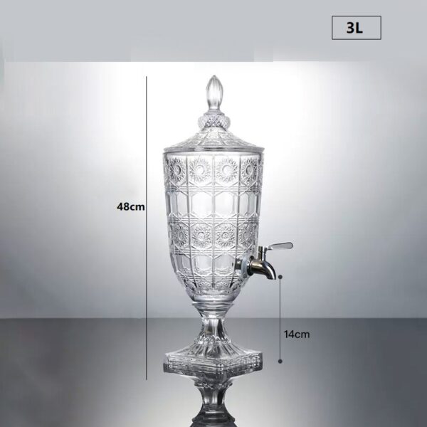 KK030 glss juice dispenser (5) Glass Cold Water Dispenser