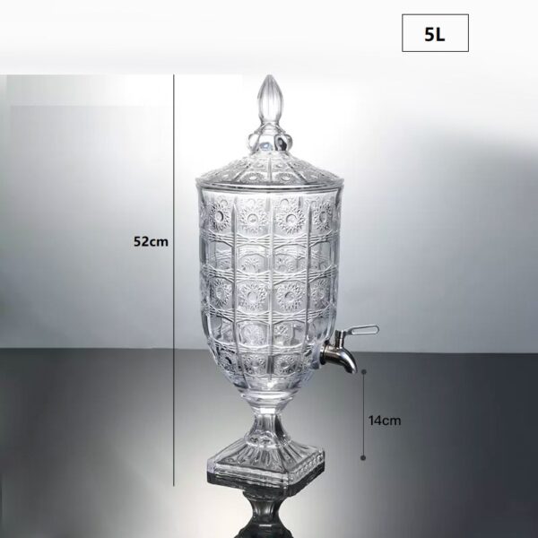 KK030 glss juice dispenser (6) Glass Cold Water Dispenser