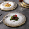 gold plate Gold Leaf Electroplated Dinnerware Series