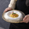 gold plate2 Gold Leaf Electroplated Dinnerware Series