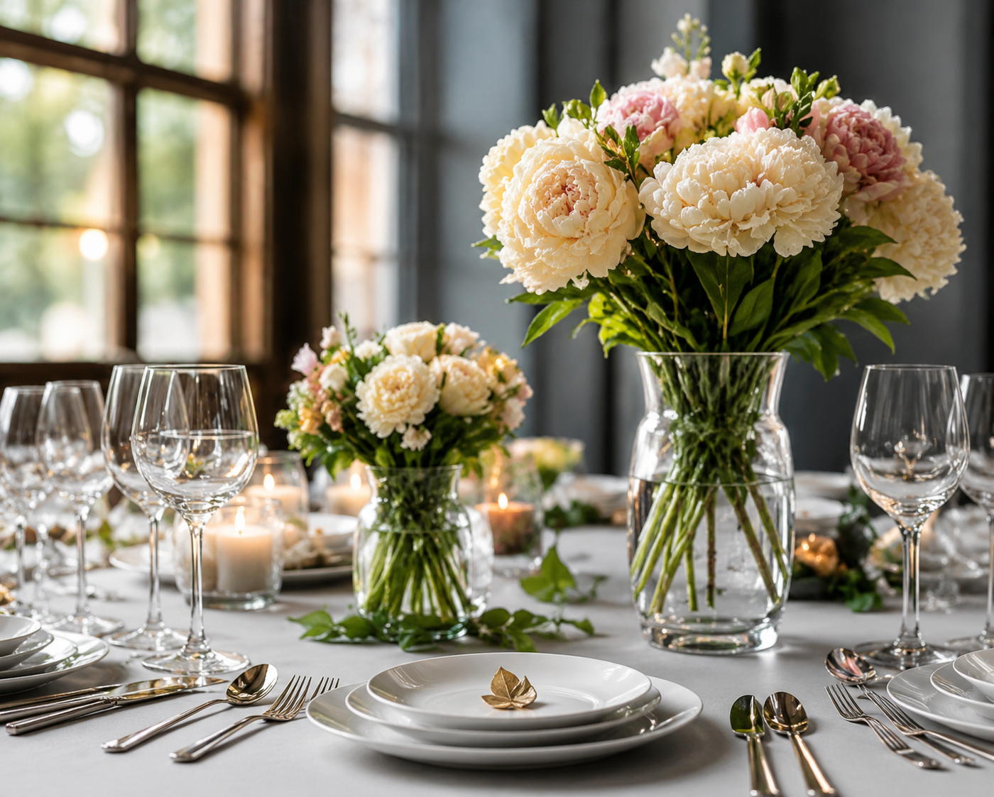 Catering and event table setting for hospitality supplies