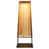 KJ055 outdoor-patio-solar-floor-lamp IP65 waterproof solar outdoor garden floor lamp available in 48cm 68cm 98cm height options with LED warm light