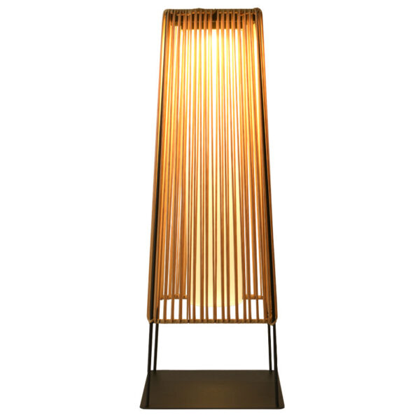 KJ055 outdoor-patio-solar-floor-lamp IP65 waterproof solar outdoor garden floor lamp available in 48cm 68cm 98cm height options with LED warm light