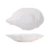 KJ079-Shell shape ceramic serving plate Shell shape ceramic serving plate for hotel restaurant dessert display