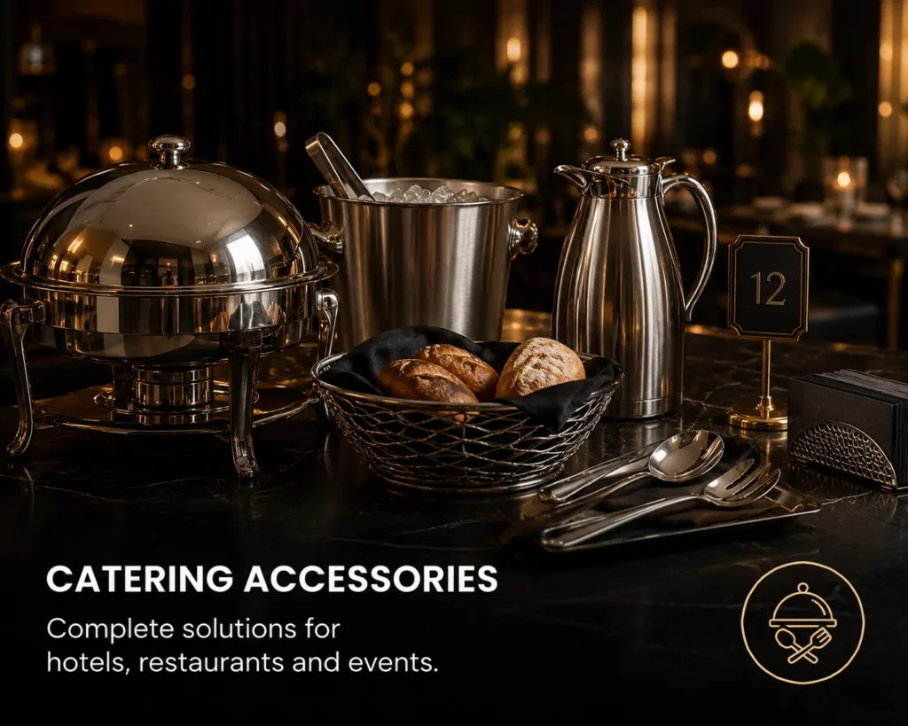 Catering accessories for hotels, restaurants and events