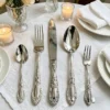 Premium stainless steel cutlery set for hotel restaurant wedding table setting